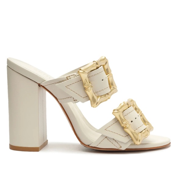 BNIB Schutz Enola Sandal in Pearl - Picture 2 of 7